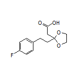 2-[2-(4-Fluorophenethyl)-1,3-dioxolan-2-yl]acetic Acid