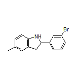 2-(3-Bromophenyl)-5-methylindoline