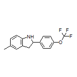 5-Methyl-2-[4-(trifluoromethoxy)phenyl]indoline