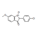 2-(4-Chlorophenyl)-6-methoxy-3-oxo-3H-indole 1-Oxide