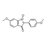 6-Methoxy-2-(4-methoxyphenyl)-3-oxo-3H-indole 1-Oxide