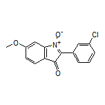 2-(3-Chlorophenyl)-6-methoxy-3-oxo-3H-indole 1-Oxide