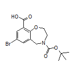 7-Bromo-4-Boc-2,3,4,5-tetrahydrobenzo[f][1,4]oxazepine-9-carboxylic Acid