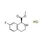 Methyl (S)-7-Fluoro-1,2,3,4-tetrahydroisoquinoline-1-carboxylate Hydrochloride