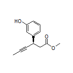 Methyl (R)-3-(3-Hydroxyphenyl)hex-4-ynoate