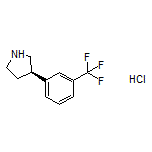 (R)-3-[3-(Trifluoromethyl)phenyl]pyrrolidine Hydrochloride