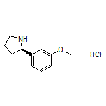 (R)-2-(3-Methoxyphenyl)pyrrolidine Hydrochloride