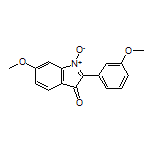 6-Methoxy-2-(3-methoxyphenyl)-3-oxo-3H-indole 1-Oxide