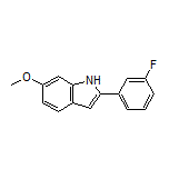 2-(3-Fluorophenyl)-6-methoxy-1H-indole