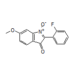 2-(2-Fluorophenyl)-6-methoxy-3-oxo-3H-indole 1-Oxide