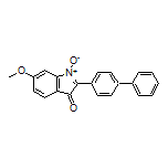 2-(4-Biphenylyl)-6-methoxy-3-oxo-3H-indole 1-Oxide