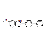2-(4-Biphenylyl)-6-methoxyindoline