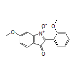 6-Methoxy-2-(2-methoxyphenyl)-3-oxo-3H-indole 1-Oxide