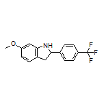 6-Methoxy-2-[4-(trifluoromethyl)phenyl]indoline