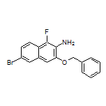3-(Benzyloxy)-6-bromo-1-fluoronaphthalen-2-amine