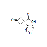 1-(Isoxazol-3-yl)-3-oxocyclobutanecarboxylic Acid