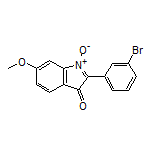 2-(3-Bromophenyl)-6-methoxy-3-oxo-3H-indole 1-Oxide
