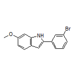 2-(3-Bromophenyl)-6-methoxy-1H-indole