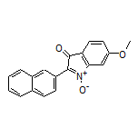 6-Methoxy-2-(naphthalen-2-yl)-3-oxo-3H-indole 1-Oxide