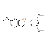 2-(3,5-Dimethoxyphenyl)-6-methoxyindoline