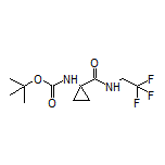 1-(Boc-amino)-N-(2,2,2-trifluoroethyl)cyclopropane-1-carboxamide