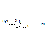 [3-(Methoxymethyl)isoxazol-5-yl]methanamine Hydrochloride