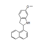 6-Methoxy-2-(naphthalen-1-yl)indoline