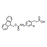 3-[4-[(Fmoc-amino)methyl]-2-fluorophenyl]propanoic Acid