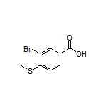 3-Bromo-4-(methylthio)benzoic Acid