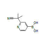 2-(2-Cyanopropan-2-yl)pyridine-4-boronic Acid