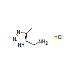(4-Methyl-1H-1,2,3-triazol-5-yl)methanamine Hydrochloride