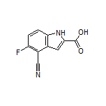 4-Cyano-5-fluoro-1H-indole-2-carboxylic Acid
