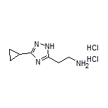 2-(3-Cyclopropyl-1H-1,2,4-triazol-5-yl)ethanamine Dihydrochloride