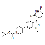 3-[6-(1-Boc-piperidin-4-yl)-1-methyl-1H-indazol-3-yl]piperidine-2,6-dione
