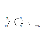 2-(2-Cyanoethyl)pyrimidine-5-carboxylic Acid