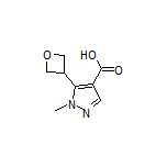 1-Methyl-5-(oxetan-3-yl)-1H-pyrazole-4-carboxylic Acid
