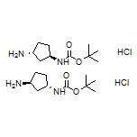 trans-N1-Boc-cyclopentane-1,3-diamine Hydrochloride