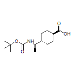 trans-4-[(R)-1-(Boc-amino)ethyl]cyclohexanecarboxylic Acid