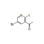 1-(5-Bromo-2-iodo-3-pyridyl)ethanone