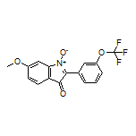 6-Methoxy-3-oxo-2-[3-(trifluoromethoxy)phenyl]-3H-indole 1-Oxide