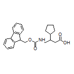 4-(Fmoc-amino)-3-cyclopentylbutanoic Acid