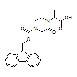 2-(4-Fmoc-2-oxo-1-piperazinyl)propanoic Acid