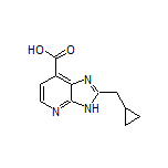 2-(Cyclopropylmethyl)-3H-imidazo[4,5-b]pyridine-7-carboxylic Acid
