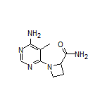 1-(6-Amino-5-methylpyrimidin-4-yl)azetidine-2-carboxamide