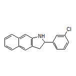 2-(3-Chlorophenyl)-2,3-dihydro-1H-benzo[f]indole