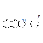 2-(3-Fluorophenyl)-2,3-dihydro-1H-benzo[f]indole