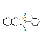 2-(2-Fluorophenyl)-3-oxo-3H-benzo[f]indole 1-Oxide
