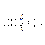 2-(Naphthalen-2-yl)-3-oxo-3H-benzo[f]indole 1-Oxide
