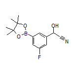 3-[Cyano(hydroxy)methyl]-5-fluorophenylboronic Acid Pinacol Ester