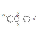 6-Chloro-2-(4-methoxyphenyl)-3-oxo-3H-indole 1-Oxide